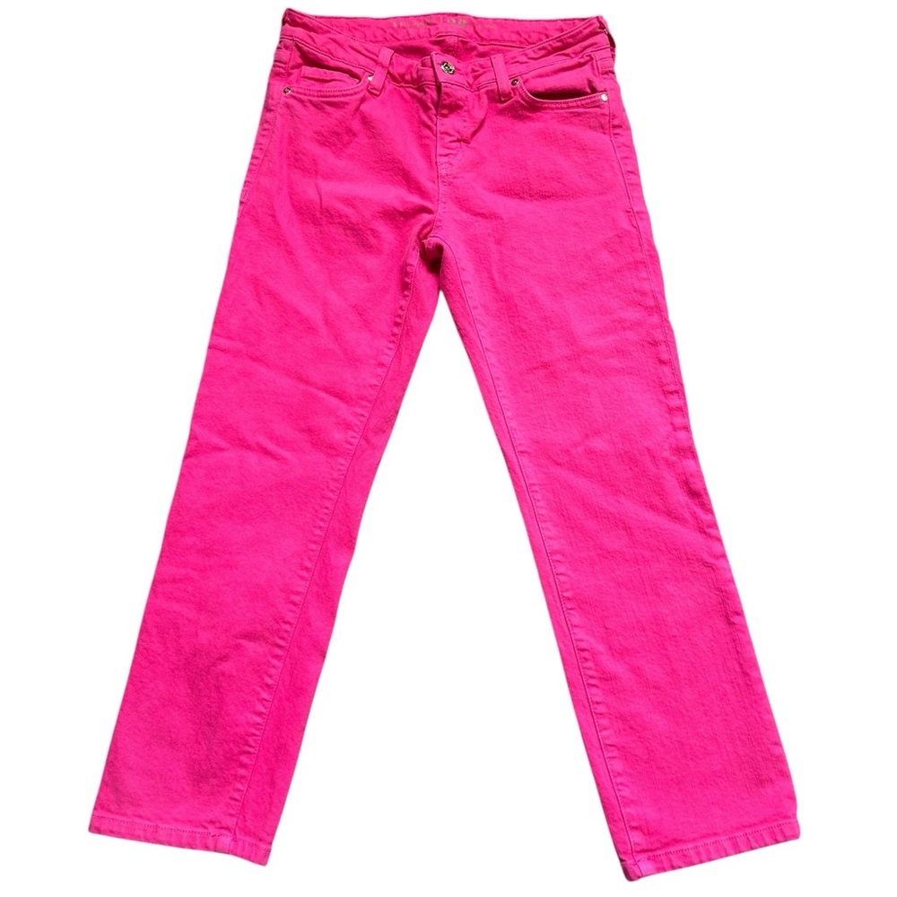 Kate Spade New York Play Hooky Perry Street Bold Pink 28 crop straightβ leg pant